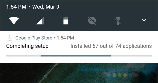 Tùy chọn cài đặt nhanh