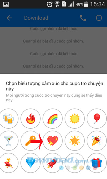 Chọn biểu tượng cảm xúc