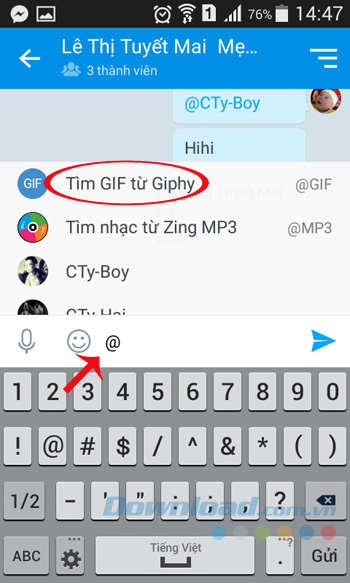 Gửi ảnh GIF