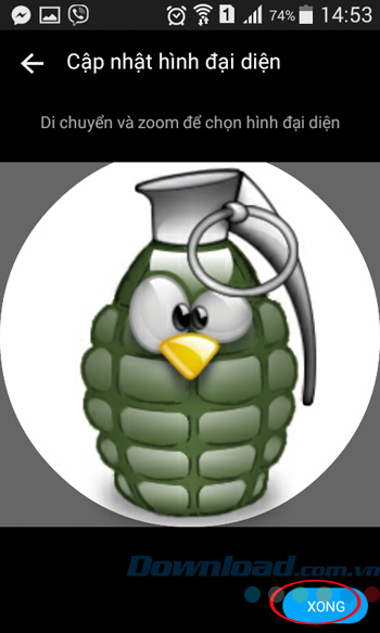 Di chuyển và zoom ảnh