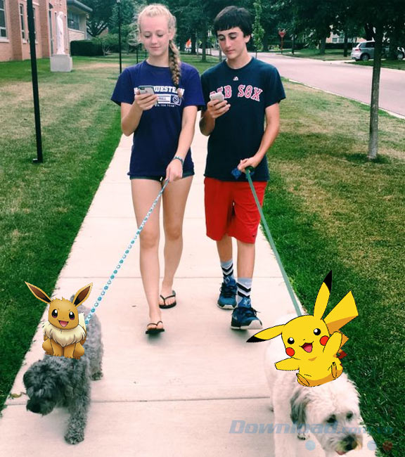 Đi dạo cùng Pokemon có thể nhận quà