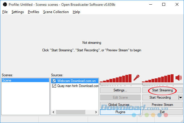 Bắt đầu phát video