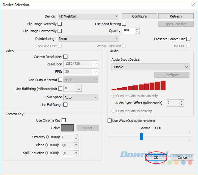 Thông số thiết bị