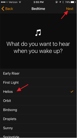 Cách sử dụng Bedtime trên iOS 7