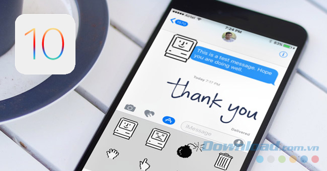 Cách để iMessage trên iOS 10 tự động thêm ứng dụng - Download.vn
