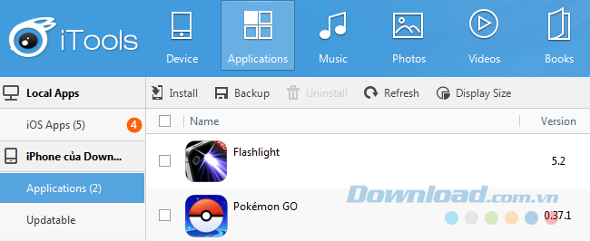 Cách cài file ipa vào iPhone bằng iTools