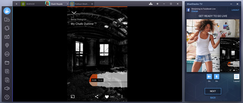Nghe nhạc, hát Karaoke và chia sẻ với bạn bè với BlueStacks TV