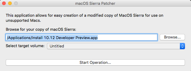 Cài đặt MacOS Sierra cho máy không được hỗ trợ Cài đặt MacOS Sierra cho máy không được hỗ trợ