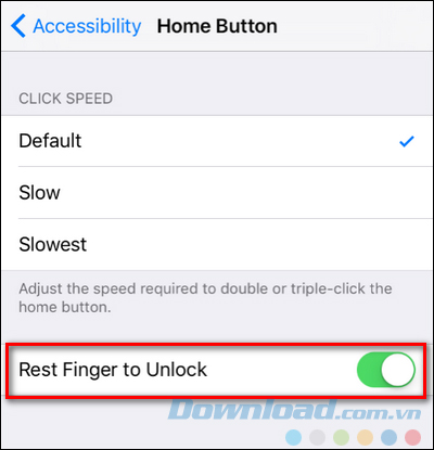 Mở khóa trên iOS 10 Mở khóa trên iOS 10