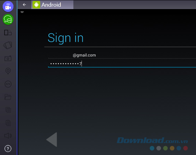 Đăng nhập tài khoản BlueStacks Đăng nhập tài khoản BlueStacks