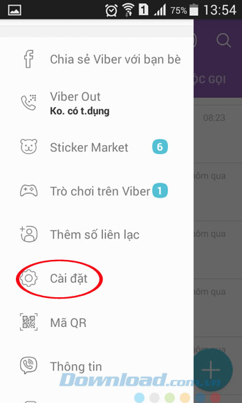 Cài đặt Viber Cài đặt Viber