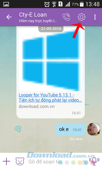 Giao diện chat Giao diện chat