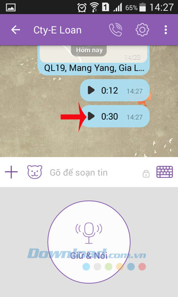 Nghe lại đoạn thoại Nghe lại đoạn thoại