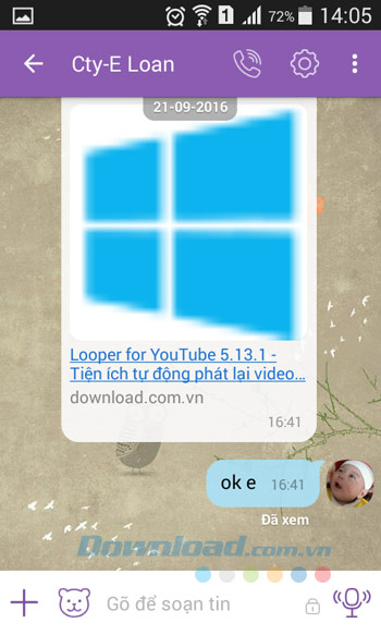 Hình nền sau khi đổi Hình nền sau khi đổi