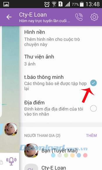 Thông báo thông minh Thông báo thông minh