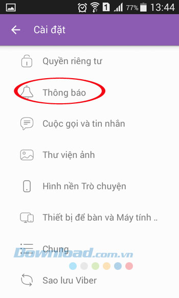 Thông báo Thông báo