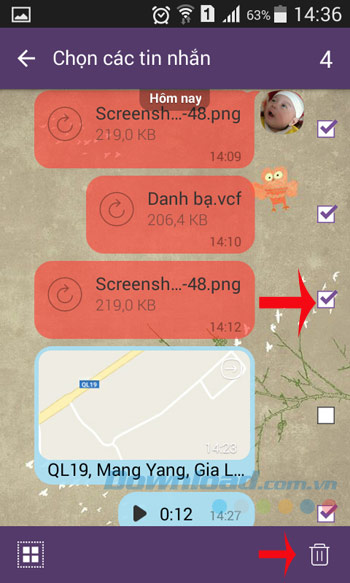 Xóa tin nhắn Xóa tin nhắn