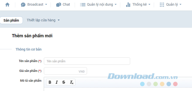 Thêm sản phẩm mới