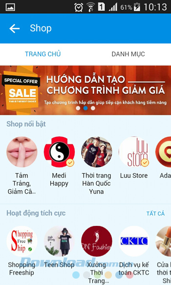 Trang chủ Zalo Shop