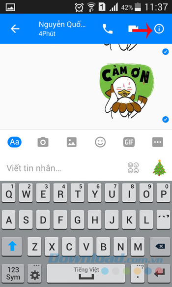 Giao diện cuộc trò chuyện Giao diện cuộc trò chuyện