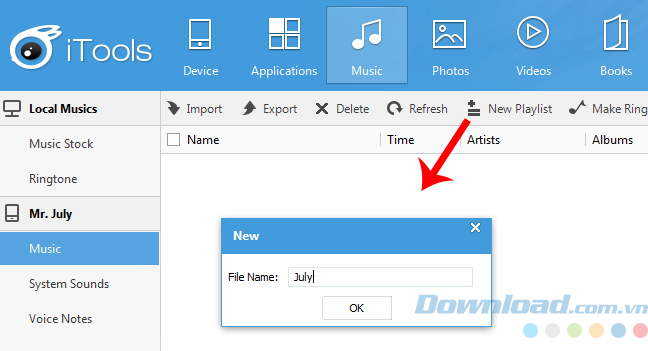 Tạo thư mục mới Tạo thư mục mới