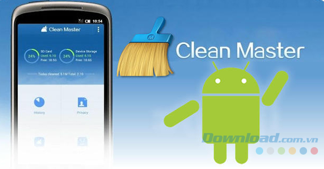 Thủ thuật sử dụng Clean Master cho Android hiệu quả - Download.vn