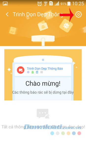 Cài đặt dọn dẹp thông báo Cài đặt dọn dẹp thông báo