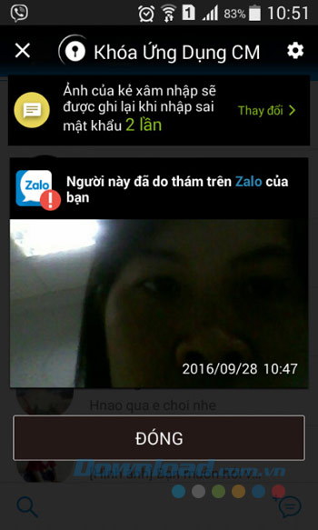 Chụp ảnh kẻ xâm nhập Chụp ảnh kẻ xâm nhập