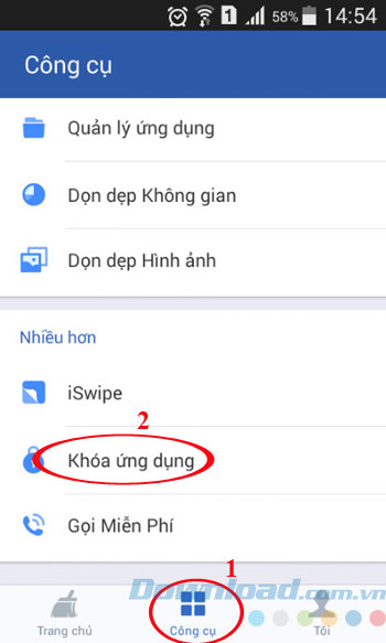 Khóa ứng dụng Khóa ứng dụng