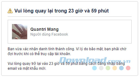 Đăng nhập lại sau 24h