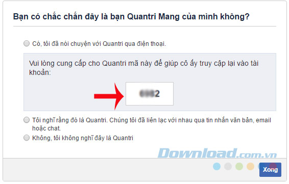 Facebook cung cấp mã code