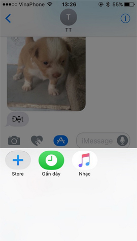 Ứng dụng của iMessage