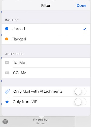 Tính năng lọc thư trên iOS 10 Tính năng lọc thư trên iOS 10