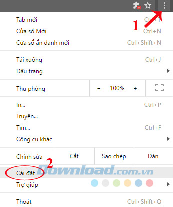Cài đặt trên Chrome Cài đặt trên Chrome