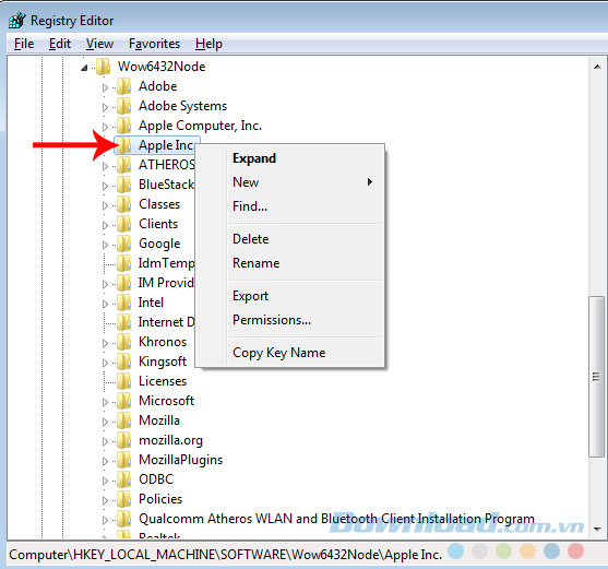 Cách xóa trong iTunes