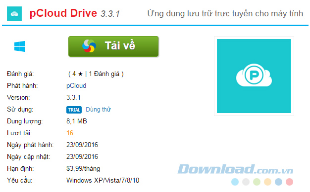 Tải về pCloud Tải về pCloud