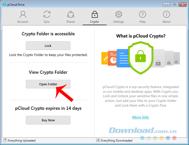 Open folder Open folder