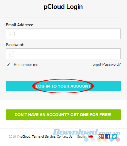 đăng nhập tài khoản pCloud đăng nhập tài khoản pCloud