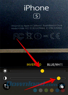 cách dùng kính lúp trên iOS 10