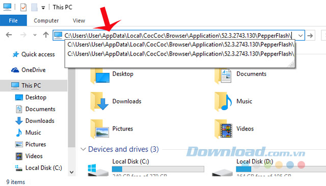 Tìm kiếm theo đường dẫn