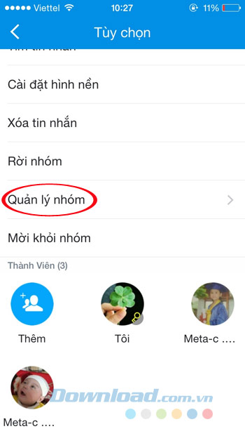 Quản lý nhóm