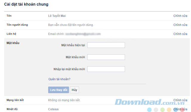 Đặt lại mật khẩu Facebook Đặt lại mật khẩu Facebook