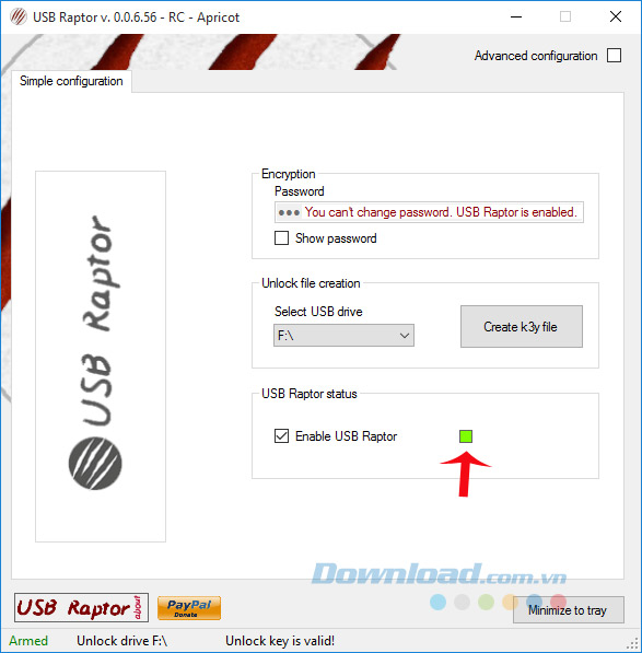 Sau khi thiết lập xong Sau khi thiết lập xong