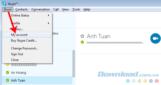 My Account My Account