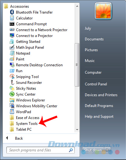 System Tools System Tools