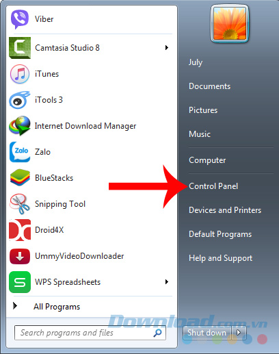 Control Panel Control Panel