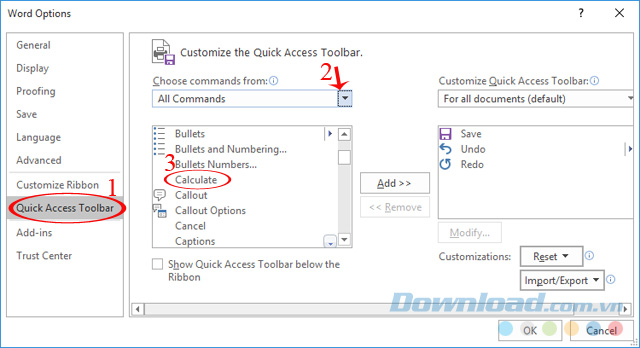 Sử dụng máy tính được tích hợp sẵn Sử dụng máy tính được tích hợp sẵn