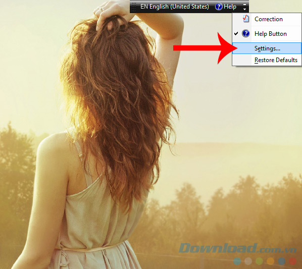 Chọn Settings Chọn Settings