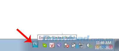 Biểu tượng trên taskbar Biểu tượng trên taskbar