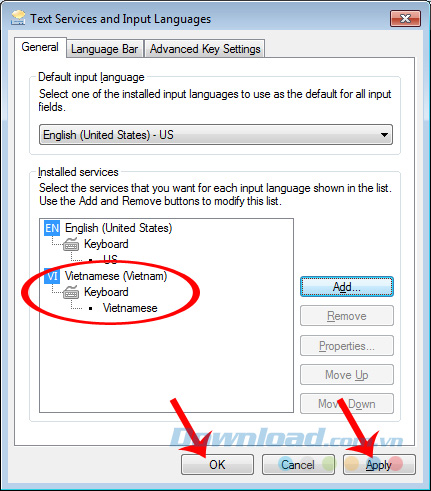 Xác nhận thêm ngôn ngữ